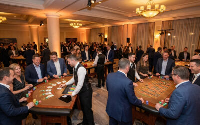 Animation casino factice pour soirée entreprise : location et croupiers
