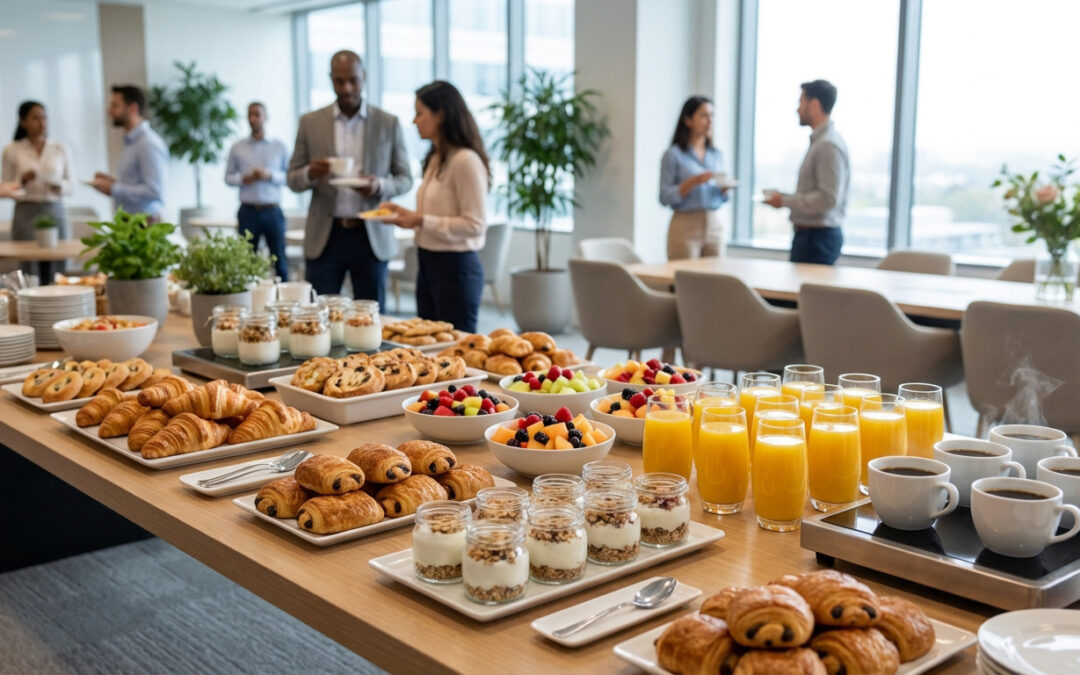 Organiser un petit-déjeuner d&rsquo;entreprise : quantités et idées traiteur