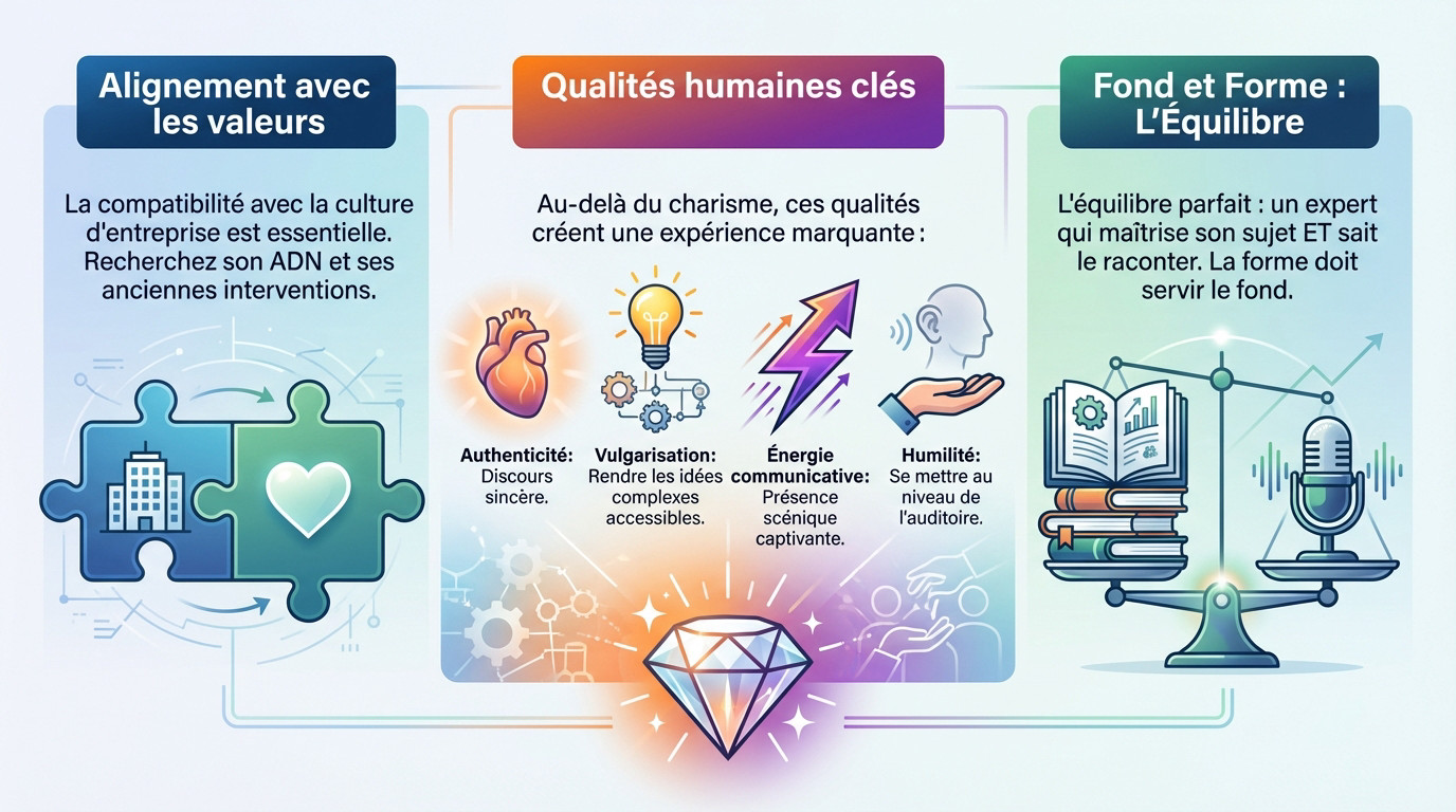 Conférencier inspirant captivant son audience lors d'une convention annuelle